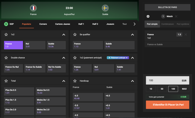 GGBET România, pariuri live (în direct)